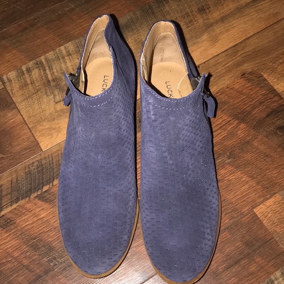 Lucky Brand Shoes - Lucky brand Blue booties